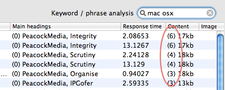 Improved SEO keyword analysis in Scrutiny v3